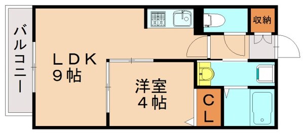 シャローム天神北の物件間取画像